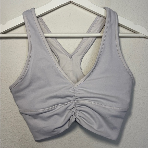 Alo Yoga Wild Thing Sports Bra white grey size xs extra small - Picture 2 of 6